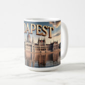 Mug Bâtiment du Parlement hongrois à Budapest (Devant droit)