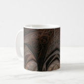 Mug Bâtiment en bois Brown et noir intérieur (Devant gauche)