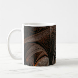 Mug Bâtiment en bois Brown et noir intérieur