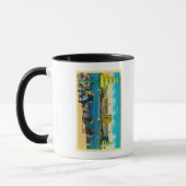 Mug Bâtiment fédéral et lacs des Nations (Gauche)
