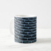 Mug Bâtiment gris sous ciel bleu clair (Devant gauche)