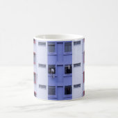 Mug Bâtiment haut bleu et blanc (Centre)