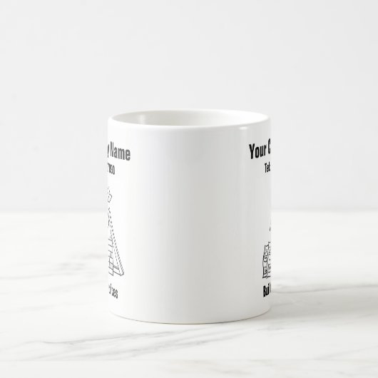 Mug Bâtiment Services de dessin (Centre)