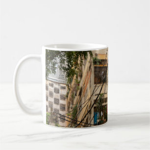 Mug Bâtiment Vintage coloré - vietnamien, ancien,
