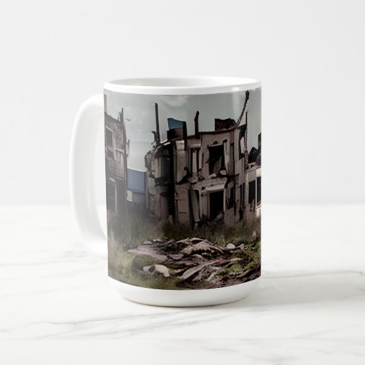 Mug Bâtiments abandonnés après Apocalypse (Devant gauche)
