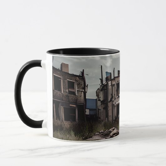Mug Bâtiments abandonnés | Destruction post-apocalypse (Gauche)