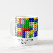Mug Bâtiments Couleur primaire Anniversaire/Fête du ga (Devant gauche)