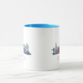 Mug Bâtiments couleur Skyline de Londres (Centre)