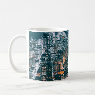 MUG BÂTIMENTS DE LA VILLE EN HAUT DE LA VUE