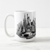 Mug Bâtiments de New York City Architecture art (Gauche)