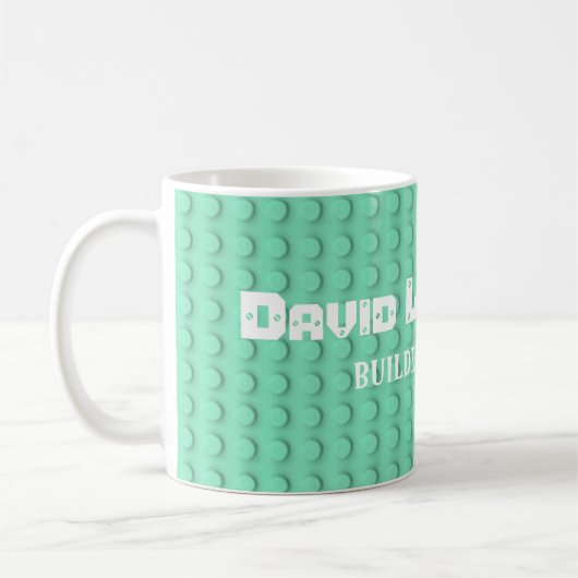 Mug Bâtiments turquoise (Gauche)