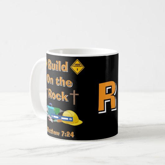 Mug Bâtir sur le rocher (Devant gauche)