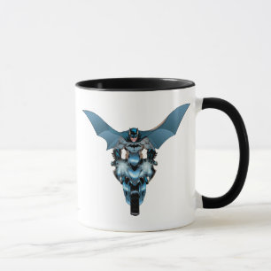 Mug Batman à vélo avec cape