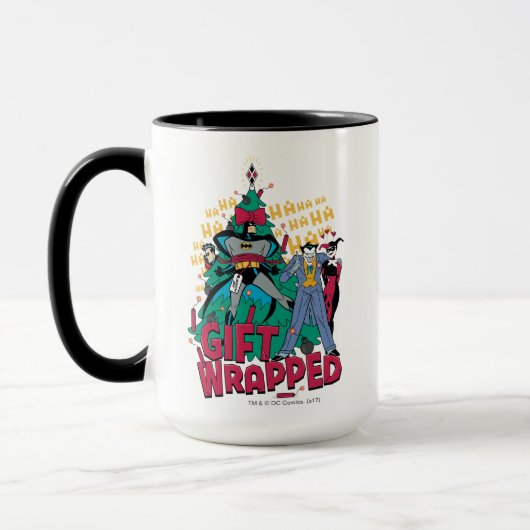 Mug Batman | Batman & Robin Cadeau Emballé À L'Arbre X (Gauche)