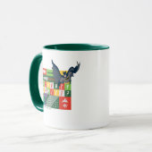 Mug Batman contre Joker "Naughty or Nice" (Devant gauche)