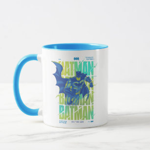 Mug Batman Électrique Qui Traverse La Typographie