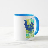 Mug Batman Électrique Qui Traverse La Typographie (Devant droit)