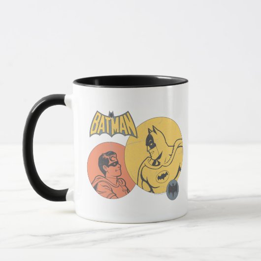 Mug Batman Et Robin Graphic - Distressed (Gauche)