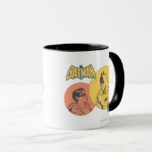Mug Batman Et Robin Graphic - Distressed (Devant droit)