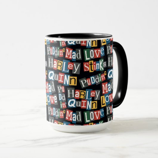 Mug Batman | Harley Quinn Ransom Style Motif (Devant droit)