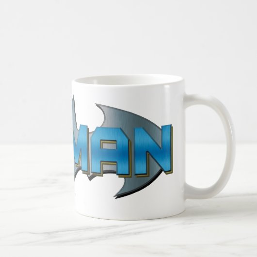 Mug Batman | Logo de nom bleu (Droite)