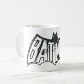 Mug Batman | Logo de symbole Vintage (Devant gauche)