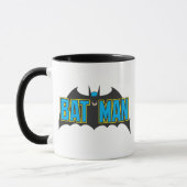 Mug Batman | Logo noir bleu Vintage (Gauche)