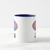Mug Batman | Logo Pink Polka Dot (Centre)