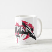 Mug Batman | Logo rouge et noir (Devant droit)