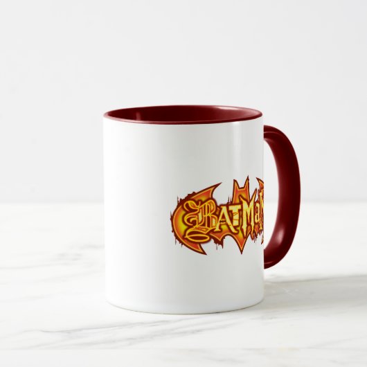 Mug Batman | Logo saisonnier orange (Devant droit)