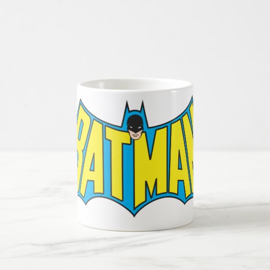 Mug Batman | Logo Vintage bleu jaune (Centre)