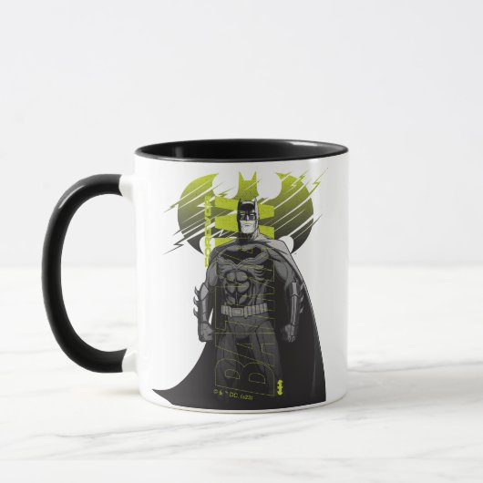 Mug Batman Power Up Caractère Art (Gauche)
