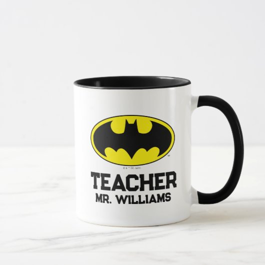Mug Batman Professeur Collatéral Couleur Complète (Droite)