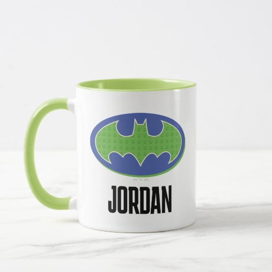 Mug Batman | Symbole pourpre et vert (Gauche)