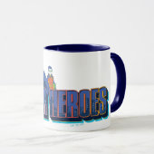 Mug Batman | Team Super Heroes (Devant droit)