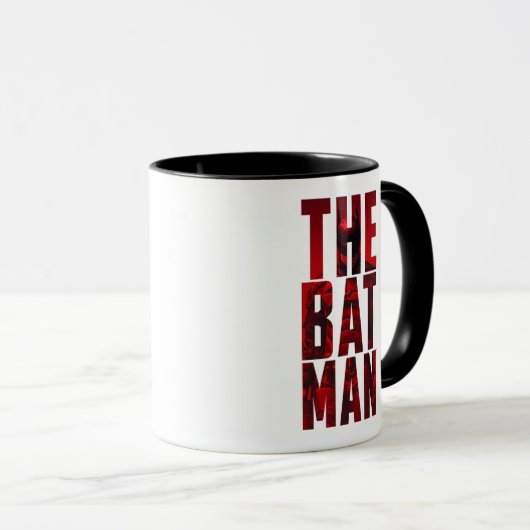 Mug Batman Typography Cutout (Devant droit)