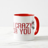 Mug Batman Valentine | Joker & Harley - Crazy For You (Devant droit)