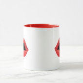 Mug Batman Valentine | Lèvres de chaume (Centre)