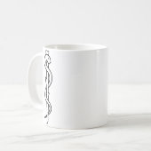 Mug Bâton d'Asclépios Médical Professionnel (Devant gauche)