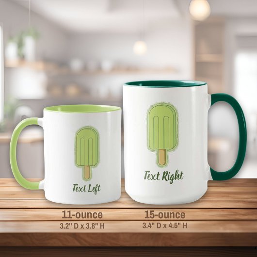 Mug Bâton de crème glacée de chaux