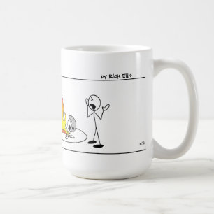Mug Bâton drôle hommes lutte
