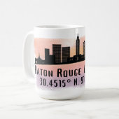 Mug Baton Rouge LA City Skyline (Devant gauche)