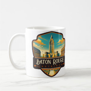 Mug Baton Rouge, Louisiane Vintage