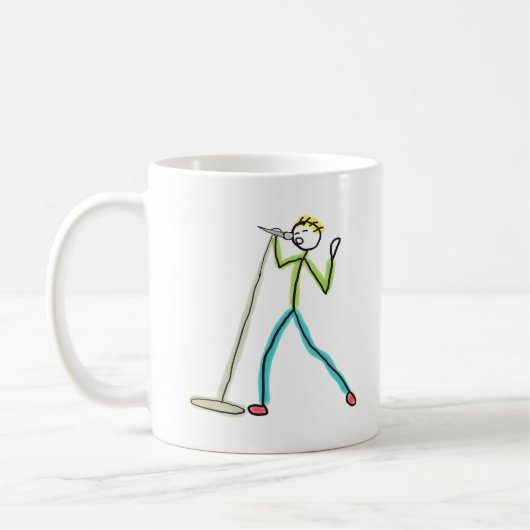 Mug Bâtonnet de chant karaoke (Gauche)