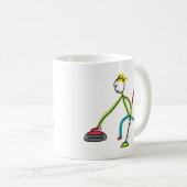 Mug Bâtonnet de curling (Devant droit)