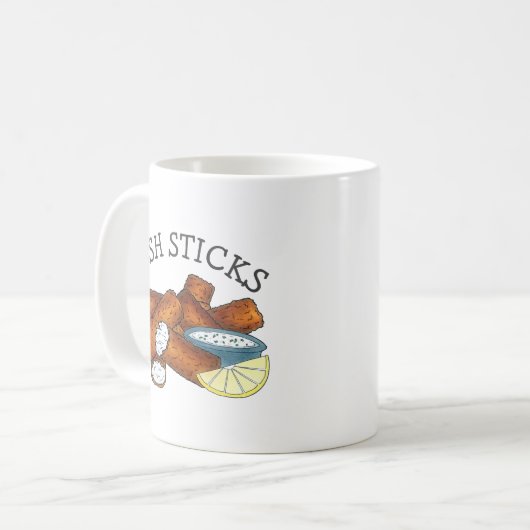Mug Bâtonnets de poisson Bâtonnets de poisson Doigts d (Devant gauche)