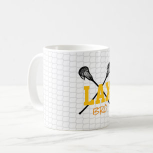 Mug Bâtons de crosse LAX BRO Team Colors Sports Net Fu