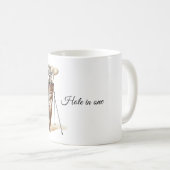 Mug Bâtons de golf Hole in One (Devant droit)
