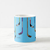 Mug Bâtons de hockey colorés (Centre)