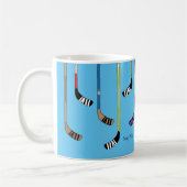 Mug Bâtons de hockey colorés (Gauche)